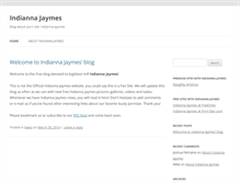 Tablet Screenshot of indiannajaymes.com